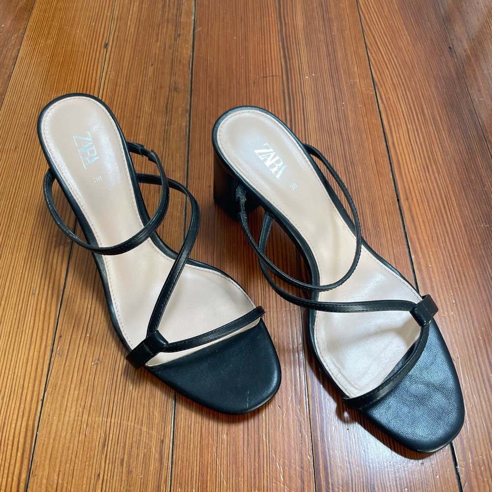 Zara Black Heels